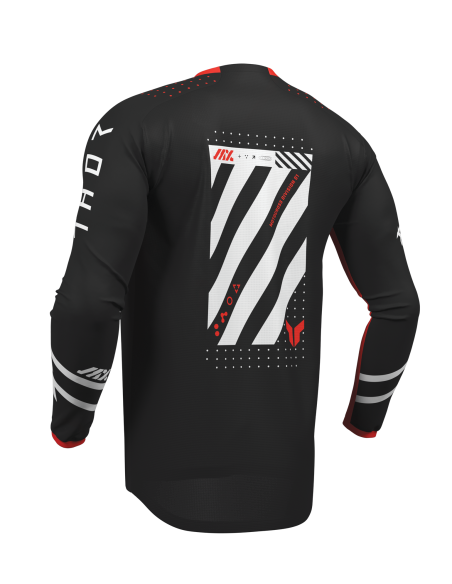 Maillot cross homme Thor 2026 Launchmode Futura - Noir Rouge