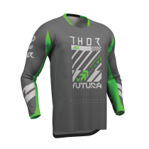 Maillot cross homme Thor 2026 Launchmode Futura - Gris Vert