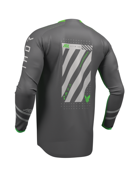 Maillot cross homme Thor 2026 Launchmode Futura - Gris Vert