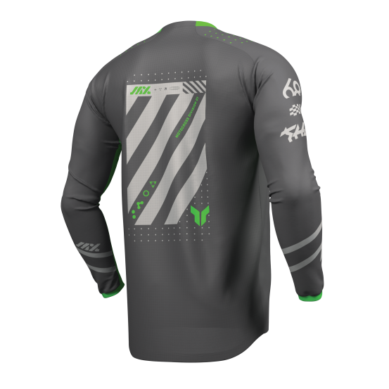 Maillot cross homme Thor 2026 Launchmode Futura - Gris Vert