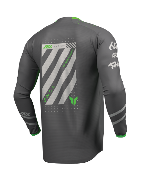 Maillot cross homme Thor 2026 Launchmode Futura - Gris Vert