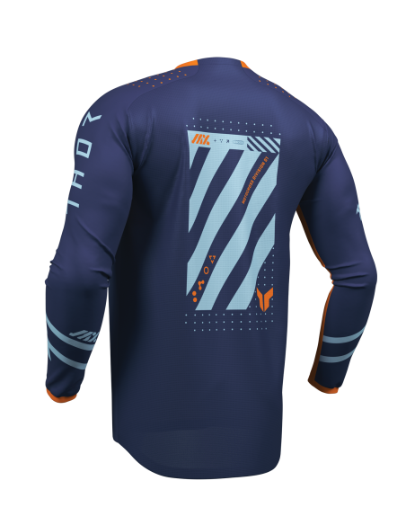 Maillot cross homme Thor 2026 Launchmode Futura - Bleu Orange