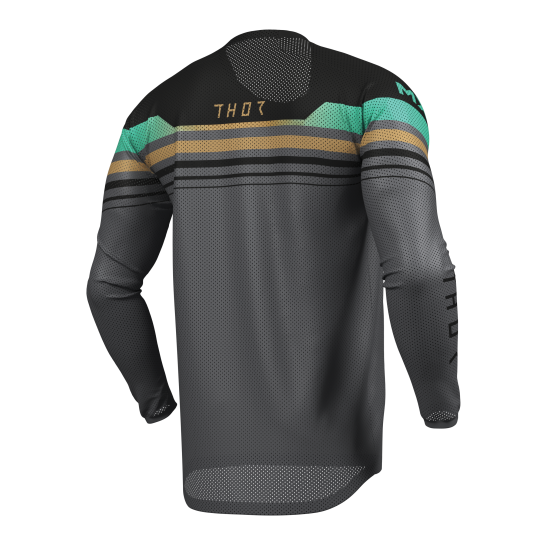 Maillot cross homme Thor 2026 Launchmode Vented Raptor - Noir Gris Bleu
