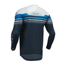 Maillot cross homme Thor 2026 Launchmode Vented Raptor - Bleu Blanc 2