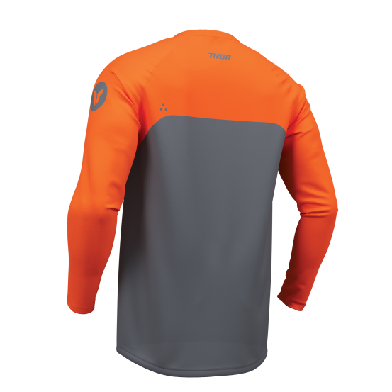 Maillot cross homme Thor 2026 Ridemode Menace - Gris Orange