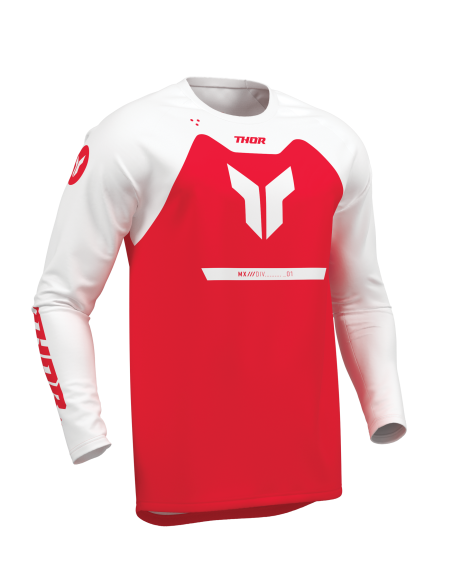 Maillot cross homme Thor 2026 Ridemode Menace - Rouge