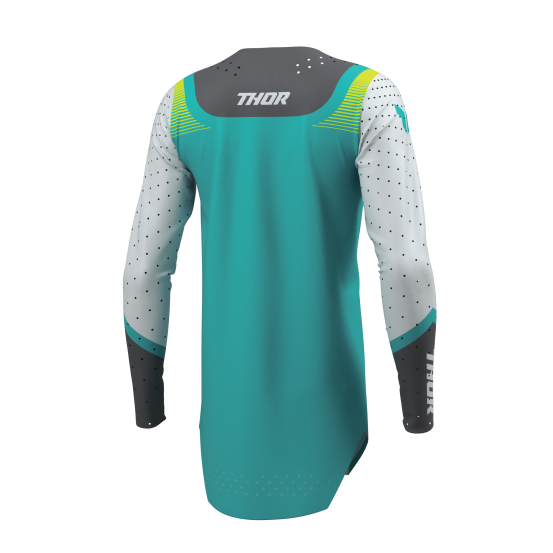 Maillot cross femme Thor 2026 Sportmode Velocity - Gris Bleu