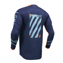 Maillot cross enfant Thor 2026 Launchmode Futura - Bleu Orange 2