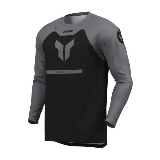 Maillot cross enfant Thor 2026 Ridemode Menace - Noir