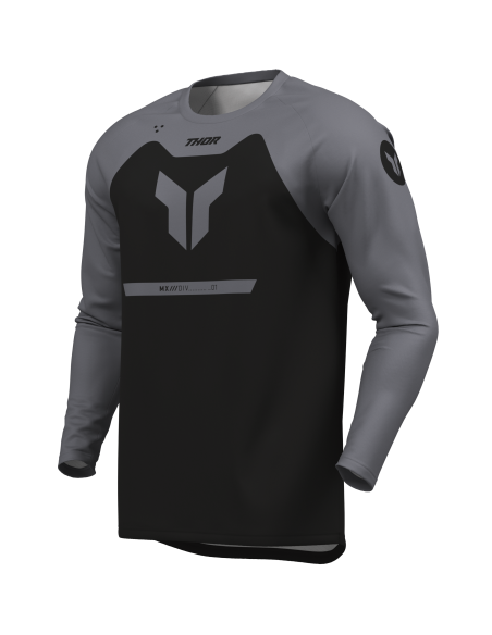 Maillot cross enfant Thor 2026 Ridemode Menace - Noir