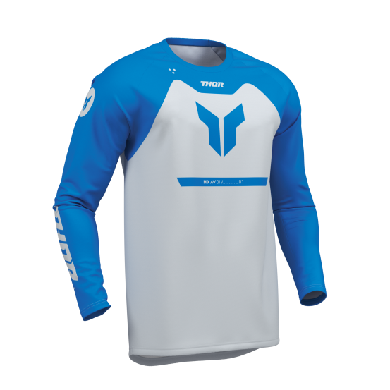 Maillot cross enfant Thor 2026 Ridemode Menace - Bleu
