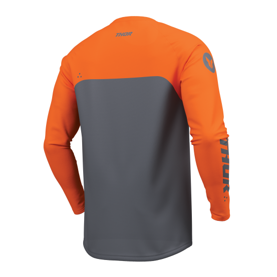 Maillot cross enfant Thor 2026 Ridemode Menace - Gris Orange