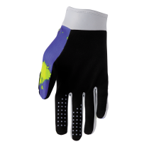 Gants cross homme Thor 2026 Launchmode Bleach - Violet Jaune 2