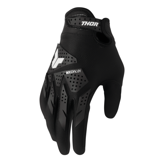 Gants cross femme Thor 2026 Launchmode XP - Noir