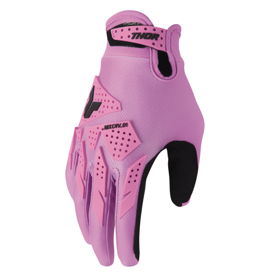 Gants cross femme Thor 2026 Launchmode XP - Noir Rose