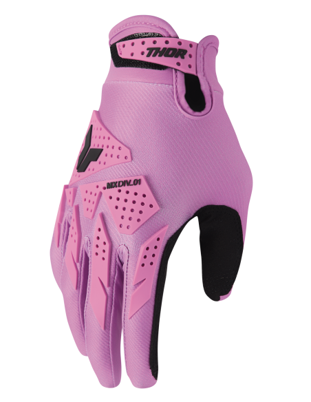 Gants cross femme Thor 2026 Launchmode XP - Noir Rose