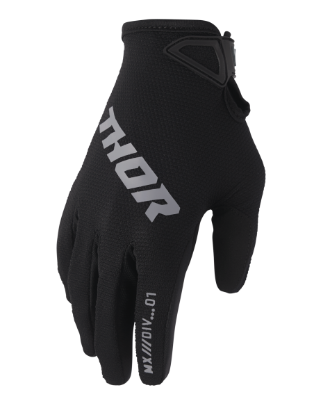 Gants cross enfant Thor 2026 Ridemode Static - Noir