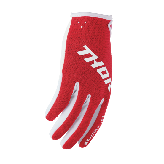 Gants cross enfant Thor 2026 Ridemode Static - Rouge