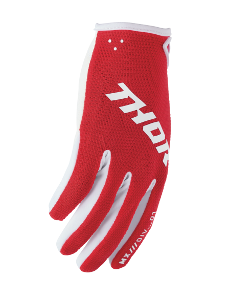 Gants cross enfant Thor 2026 Ridemode Static - Rouge