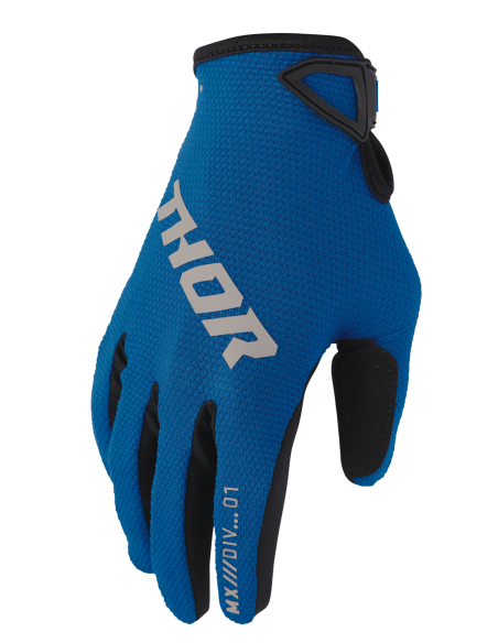 Gants cross enfant Thor 2026 Ridemode Static - Bleu