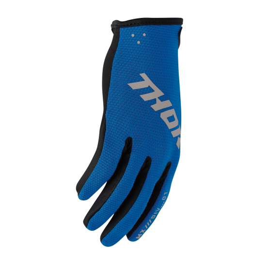 Gants cross enfant Thor 2026 Ridemode Static - Bleu