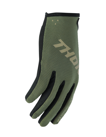 Gants cross enfant Thor 2026 Ridemode Static - Vert