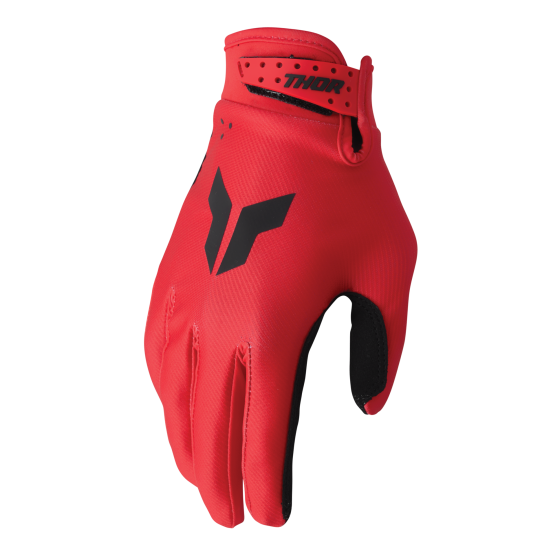 Gants cross enfant Thor 2026 Launchmode Split - Rouge