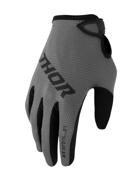 Gants cross femme Thor 2026 Ridemode Static - Gris Noir