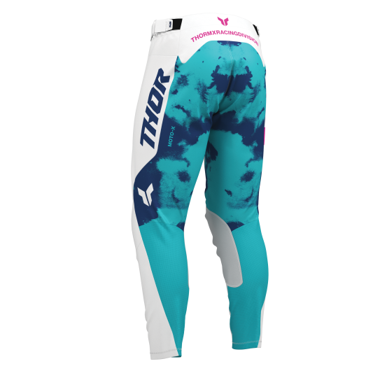 Pantalon cross Thor 2026 Launchmode Bleach - Blanc Bleu