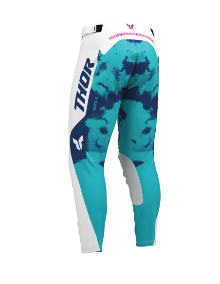 Pantalon cross Thor 2026 Launchmode Bleach - Blanc Bleu