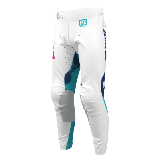 Pantalon cross Thor 2026 Launchmode Bleach - Blanc Bleu