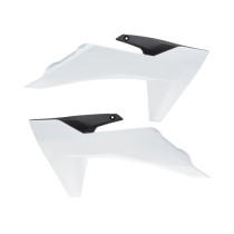 Ouies de radiateurs - Blanc Noir - ACERBIS KTM 50 SX 2024