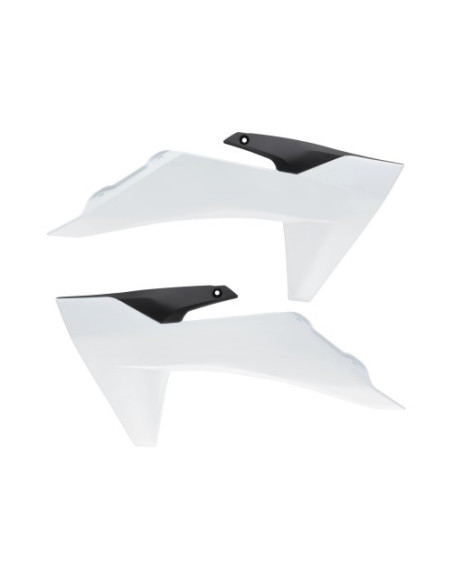 Ouies de radiateurs - Blanc Noir - ACERBIS KTM 50 SX 2024