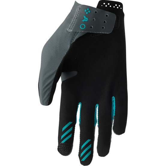 Gants cross femme Thor 2026 Sportmode Iconic - Gris Aqua