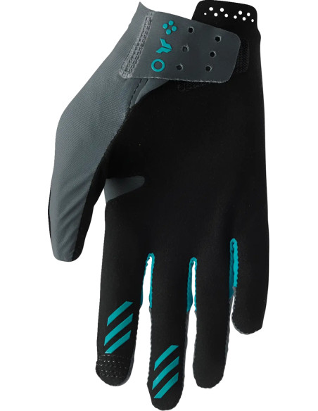 Gants cross femme Thor 2026 Sportmode Iconic - Gris Aqua