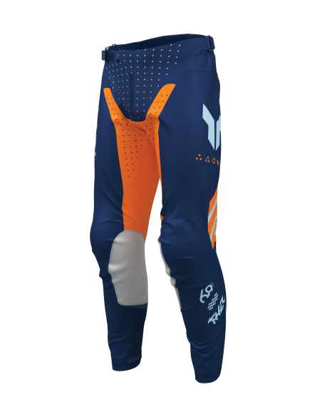 Pantalon cross enfant Thor 2026 Launchmode Futura - Bleu Orange