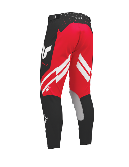 Pantalon cross enfant Thor 2026 Launchmode Futura - Rouge Noir