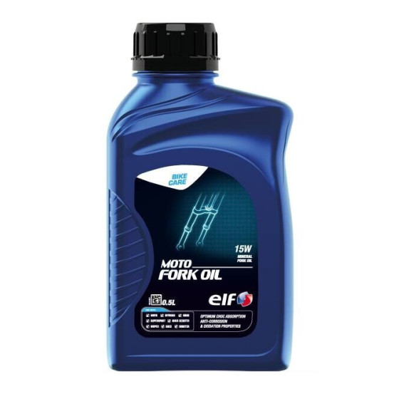 ELF 15W MOTO FORK OIL ADV - 0,5 litre - Huile de fourche