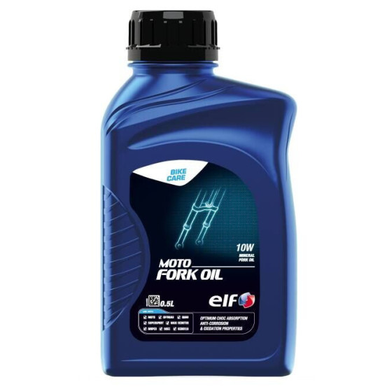 ELF 10W MOTO FORK OIL ADV - 0,5 litre - Huile de fourche