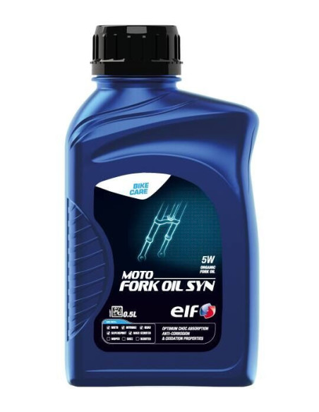 ELF 5W MOTO FORK OIL SYN - 0,5 litre - Huile de fourche