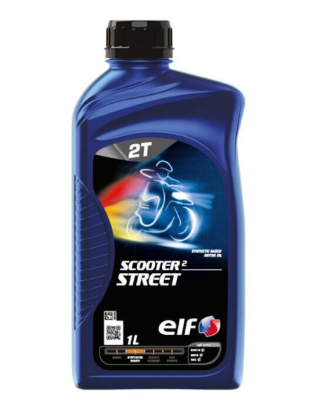 ELF SCOOTER 2 STREET - 1 litre - Huile moteur synthétique 2T