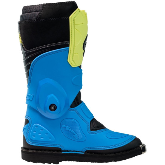Bottes moto cross enfant Sidi 2026 Flame -Bleu & Jaune