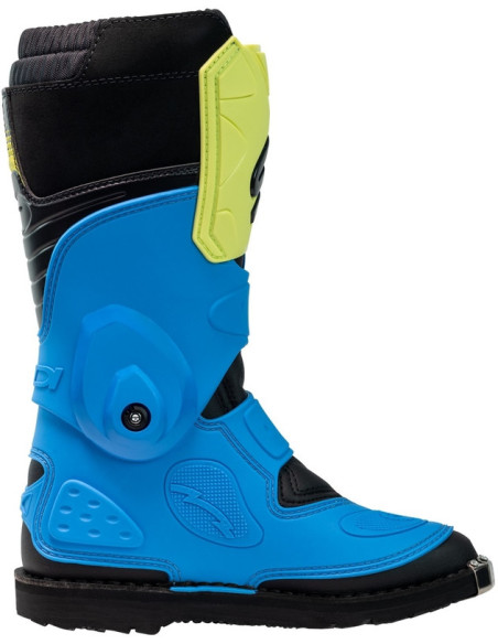 Bottes moto cross enfant Sidi 2026 Flame -Bleu & Jaune