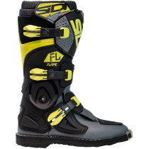Bottes moto cross enfant Sidi 2026 Flame -Jaune & Noir 2