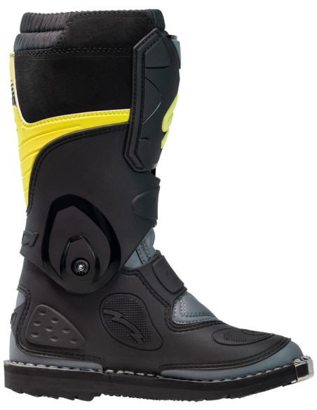 Bottes moto cross enfant Sidi 2026 Flame -Jaune & Noir