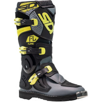 Bottes moto cross enfant Sidi 2026 Flame -Jaune & Noir