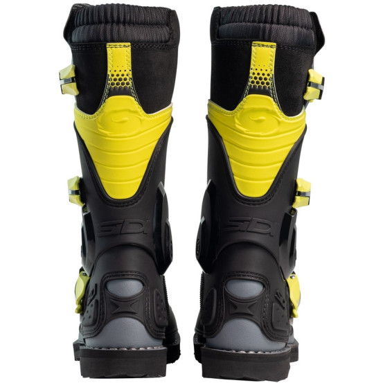 Bottes moto cross enfant Sidi 2026 Flame -Jaune & Noir