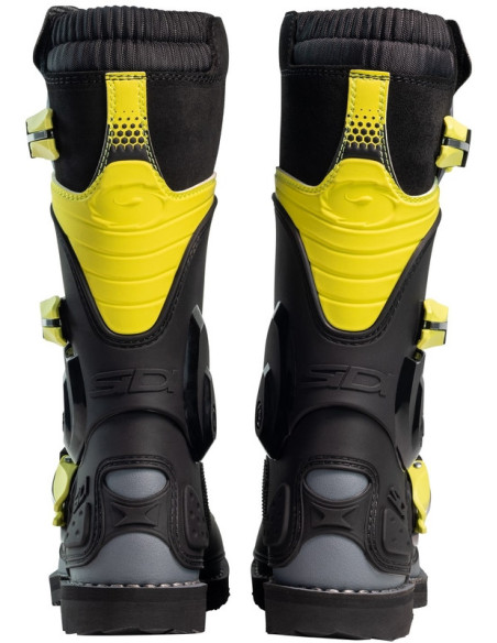 Bottes moto cross enfant Sidi 2026 Flame -Jaune & Noir