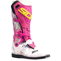 Bottes moto cross Sidi 2026 Crossair HD Billy Bolt Edition Spéciale -Blanc & Rose
