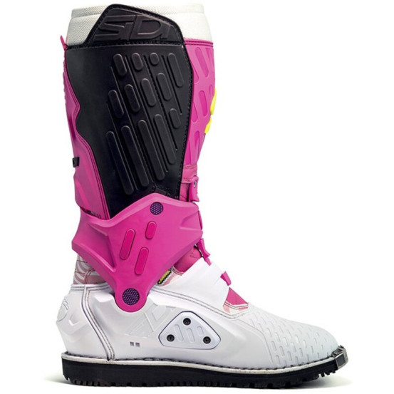 Bottes moto cross Sidi 2026 Crossair HD Billy Bolt Edition Spéciale -Blanc & Rose
